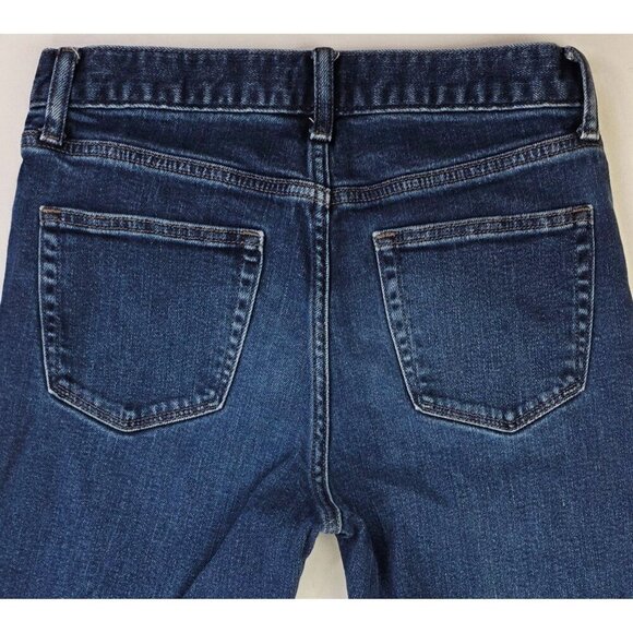 Uniqlo Size 30x32 Mens Slim Straight Mid Rise Kaihara Fabric Blue Denim Jeans - Picture 8 of 11